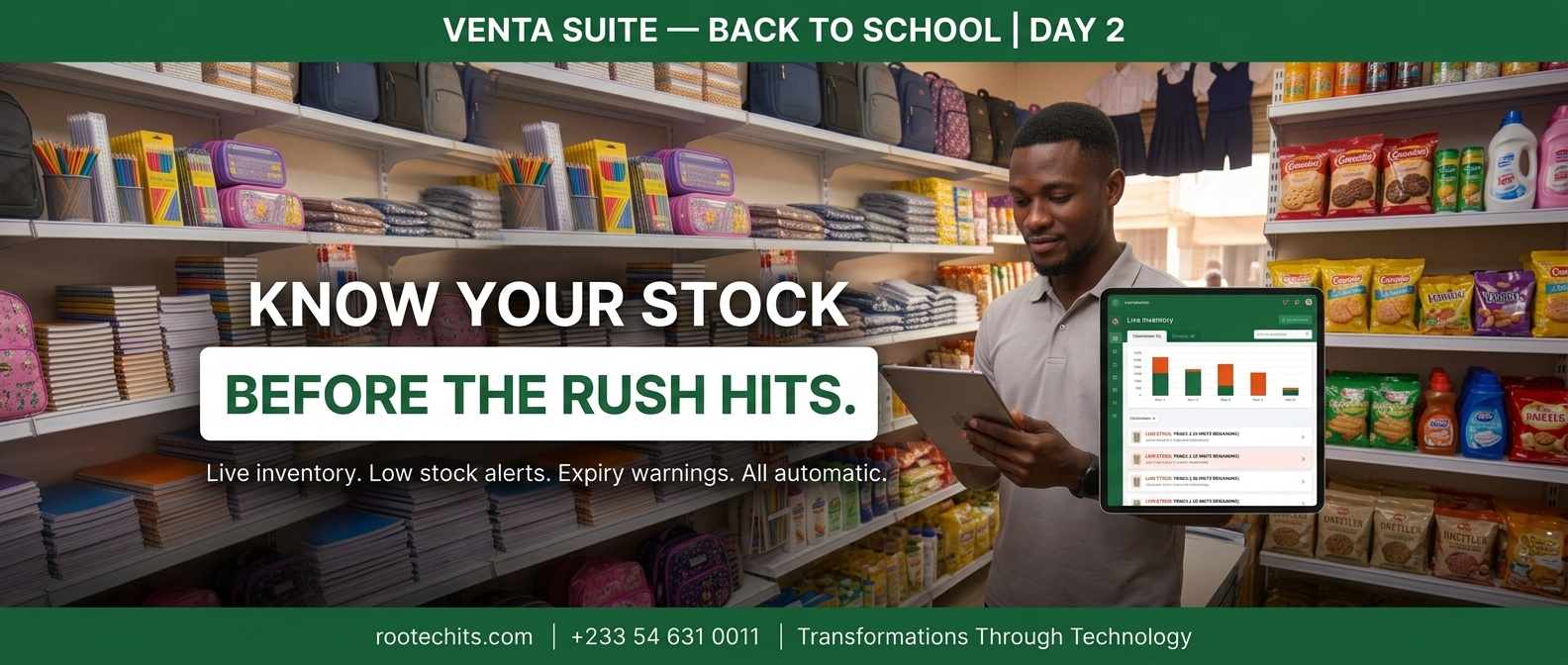 Uyin Solomon - Know Your Stock Before the Back to School Rush Hits | Rootech Blog